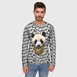 Мужской лонгслив 3D Panda Look - фото 2
