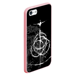 Чехол для iPhone 5/5S матовый Кольца Элдена Elden Ring logo - фото 2