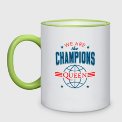 Кружка двухцветная Queen We are the champions