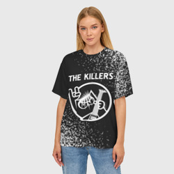Женская футболка oversize 3D The Killers - кот - Краска - фото 2