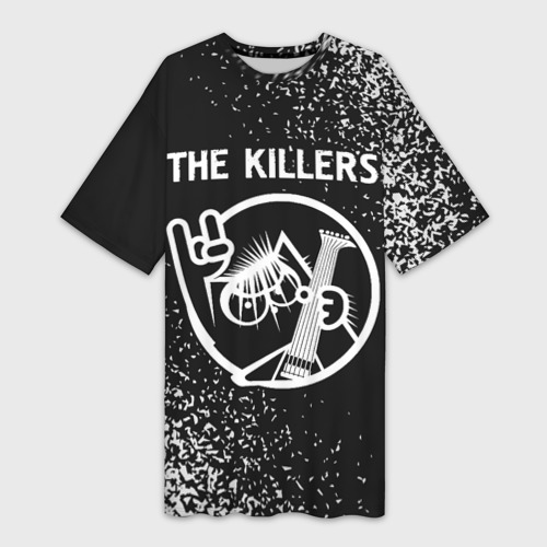 Платье-футболка 3D The Killers - кот - Краска, цвет 3D печать