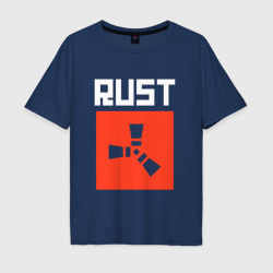 Мужская футболка хлопок Oversize Rust FS
