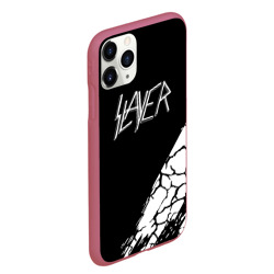 Чехол для iPhone 11 Pro Max матовый Slayer Трещины - фото 2