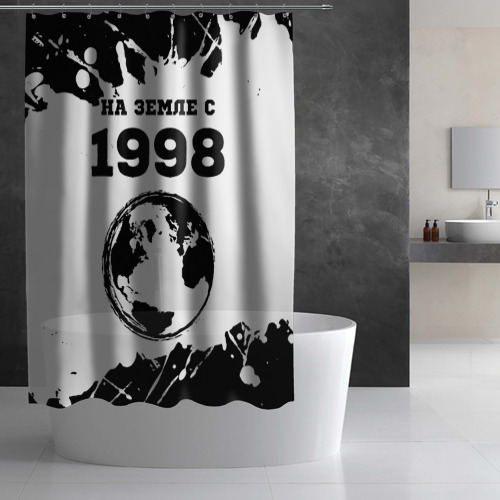 Штора 3D для ванной На Земле с 1998-Краска - фото 2