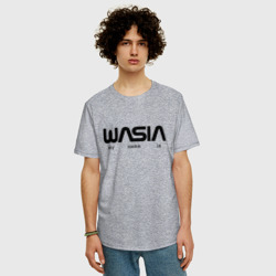 Мужская футболка хлопок Oversize Wasia в стиле NASA - фото 2