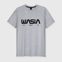 Мужская футболка хлопок Slim Wasia в стиле NASA