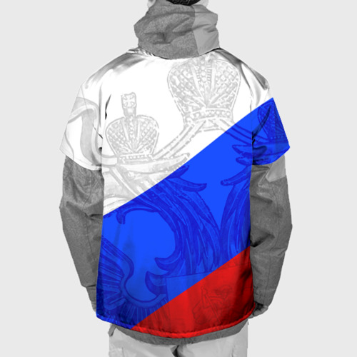 Накидка на куртку 3D Russia - sportwear - триколор, цвет 3D печать - фото 2