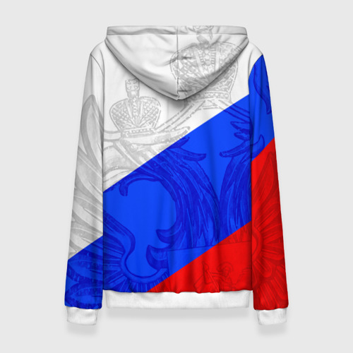 Женская толстовка 3D Russia - sportwear - триколор, цвет 3D печать - фото 2