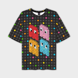 Мужская футболка oversize 3D Pac-man пиксели