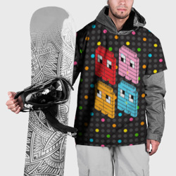Накидка на куртку 3D Pac-man пиксели