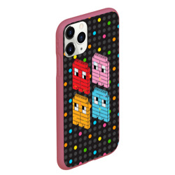 Чехол для iPhone 11 Pro Max матовый Pac-man пиксели - фото 2