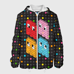 Мужская куртка 3D Pac-man пиксели
