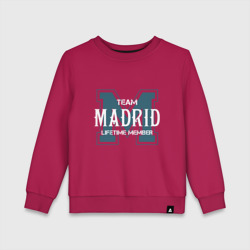 Детский свитшот хлопок Team Madrid