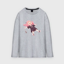 Женский лонгслив oversize хлопок Anya Forger Spy x Family