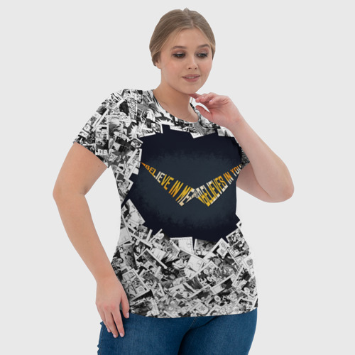 Женская футболка 3D Гуррен-Лаганн - Верь в меня, который верит в тебя, цвет 3D печать - фото 6