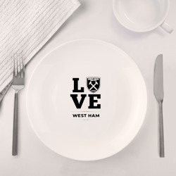 Набор: тарелка + кружка West Ham Love Классика - фото 2