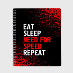 Тетрадь Eat Sleep Need for Speed Repeat - Спрей