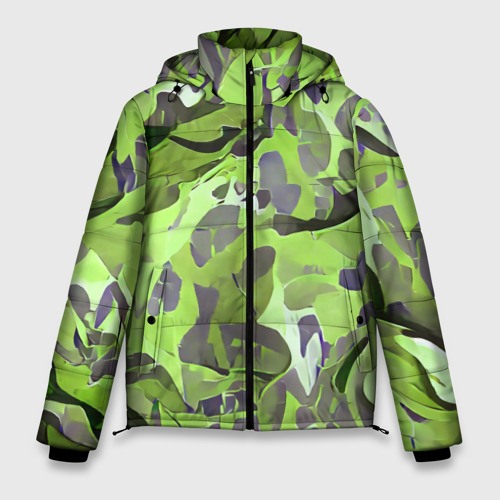 Мужская зимняя куртка 3D Green breeze, цвет светло-серый