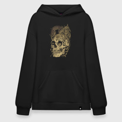 Худи SuperOversize хлопок Steampunk Skull & Engine