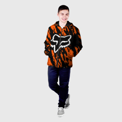 Мужская куртка 3D FOX motocross orange - фото 2