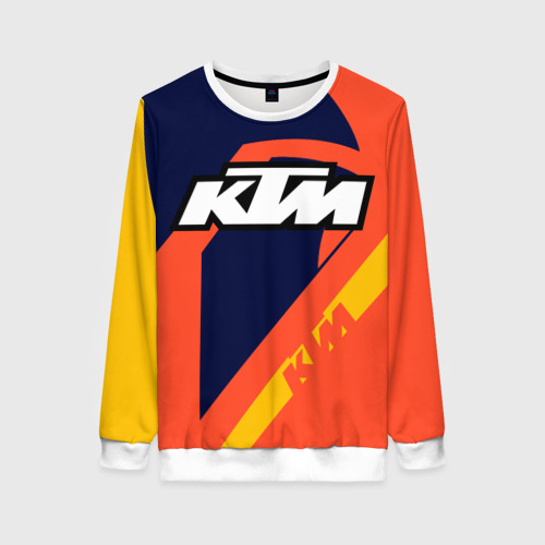 Женский свитшот 3D KTM vintage sportwear, цвет 3D печать