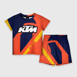 Детский костюм с шортами 3D KTM vintage sportwear