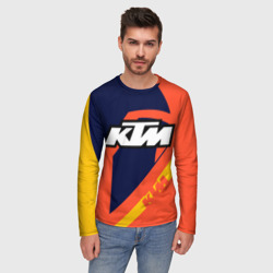 Мужской лонгслив 3D KTM vintage sportwear - фото 2