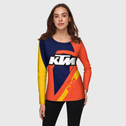 Женский лонгслив 3D KTM vintage sportwear - фото 2