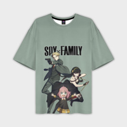 Мужская футболка oversize 3D Spy x Family/ Семья шпиона