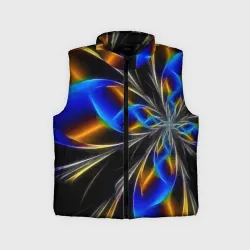 Детский жилет утепленный 3D Neon vanguard pattern Fashion 2023