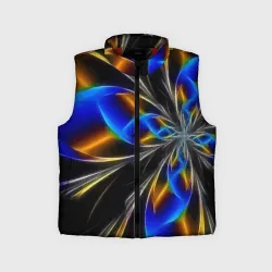 Детский жилет утепленный 3D Neon vanguard pattern Fashion 2023