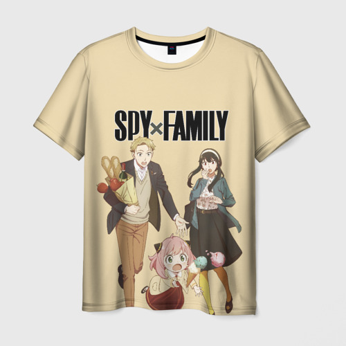 Мужская футболка 3D Spy x Family: Семья шпиона, цвет 3D печать