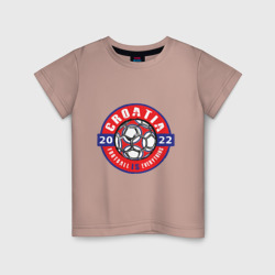 Детская футболка хлопок Croatia 2022