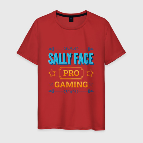 Мужская футболка хлопок Sally Face PRO Gaming, цвет красный