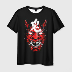 Мужская футболка 3D Red Evil Oni