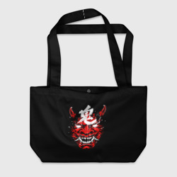 Пляжная сумка 3D Red Evil Oni