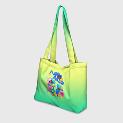 Пляжная сумка 3D Poppy Playtime - Haggy Waggy and Kissy Missy - фото 2
