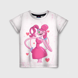 Детская футболка 3D Poppy Playtime - Mommy Long Legs - Мамочка Длинные ноги
