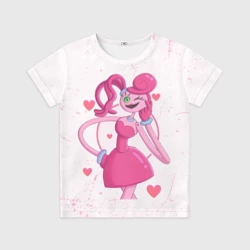 Детская футболка 3D Poppy Playtime - Mommy Long Legs - Мамочка Длинные ноги