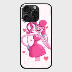 Чехол силиконовый для Apple iPhone 15 Pro матовый Poppy Playtime - Mommy Long Legs - Мамочка Длинные ноги