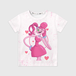 Детская футболка 3D Poppy Playtime - Mommy Long Legs - Мамочка Длинные ноги
