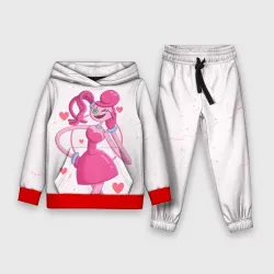 Детский костюм с толстовкой 3D Poppy Playtime - Mommy Long Legs - Мамочка Длинные ноги