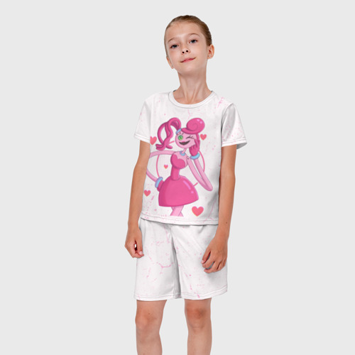 Детский костюм с шортами 3D Poppy Playtime - Mommy Long Legs - Мамочка Длинные ноги, цвет 3D печать - фото 5
