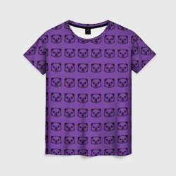 Женская футболка 3D Purple Panda