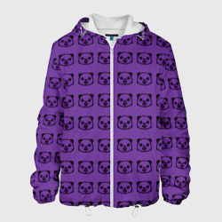 Мужская куртка 3D Purple Panda