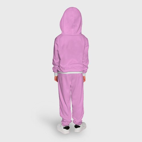 Детский костюм с толстовкой 3D Poppy Playtime - Кисси Мисси машет рукой, цвет белый - фото 4