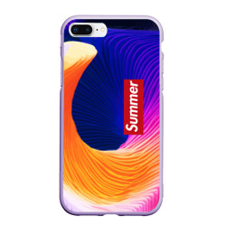 Цветная волна - summer – Чехол для iPhone 7Plus/8 Plus матовый с принтом купить