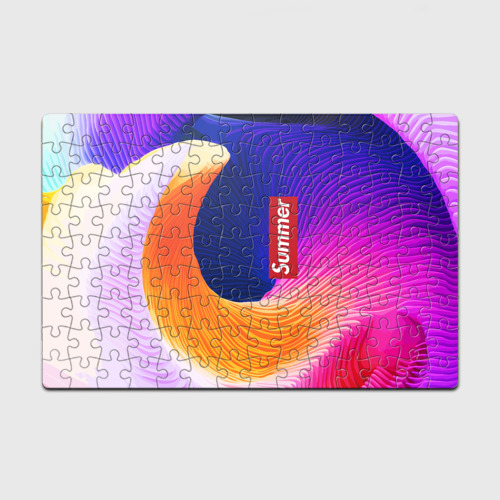 Головоломка Пазл магнитный 126 элементов Цветная волна / Summer