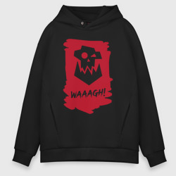 Мужское худи Oversize хлопок Орочий Вааагх! Горка и Морка