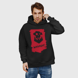 Мужское худи Oversize хлопок Орочий Вааагх! Горка и Морка - фото 2